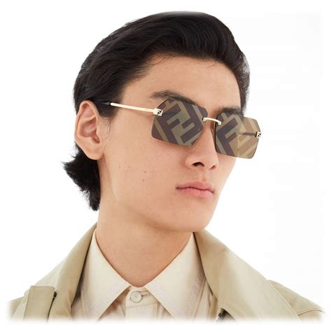 fendi rectangle glasses|who makes Fendi glasses.